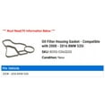 thumbnail image 2 of Oil Filter Housing Gasket - Compatible with 2008 - 2016 BMW 535i 2009 2010 2011 2012 2013 2014 2015, 2 of 2