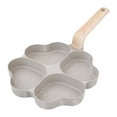 thumbnail image 3 of Sartén para huevos, sartén para parrilla dividida con mango de madera, sartén Universal para tortilla, sartén para tortitas para cocina doméstica de, 3 of 9