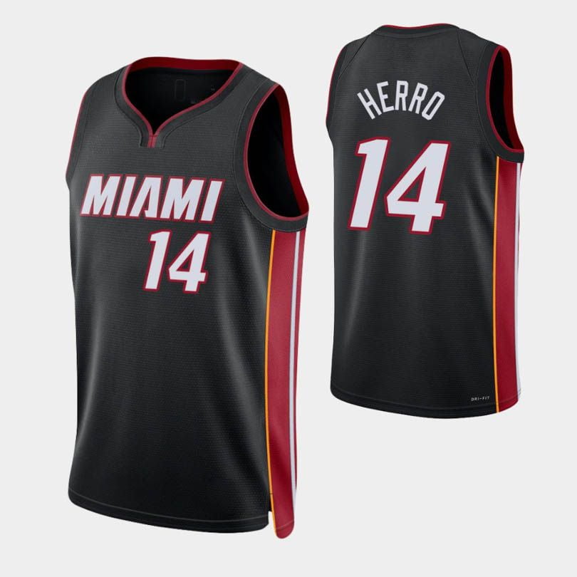 NBA_ Jersey Wholesale Custom Miami''Heat''Jimmy Butler Tyler Herro Bam ...