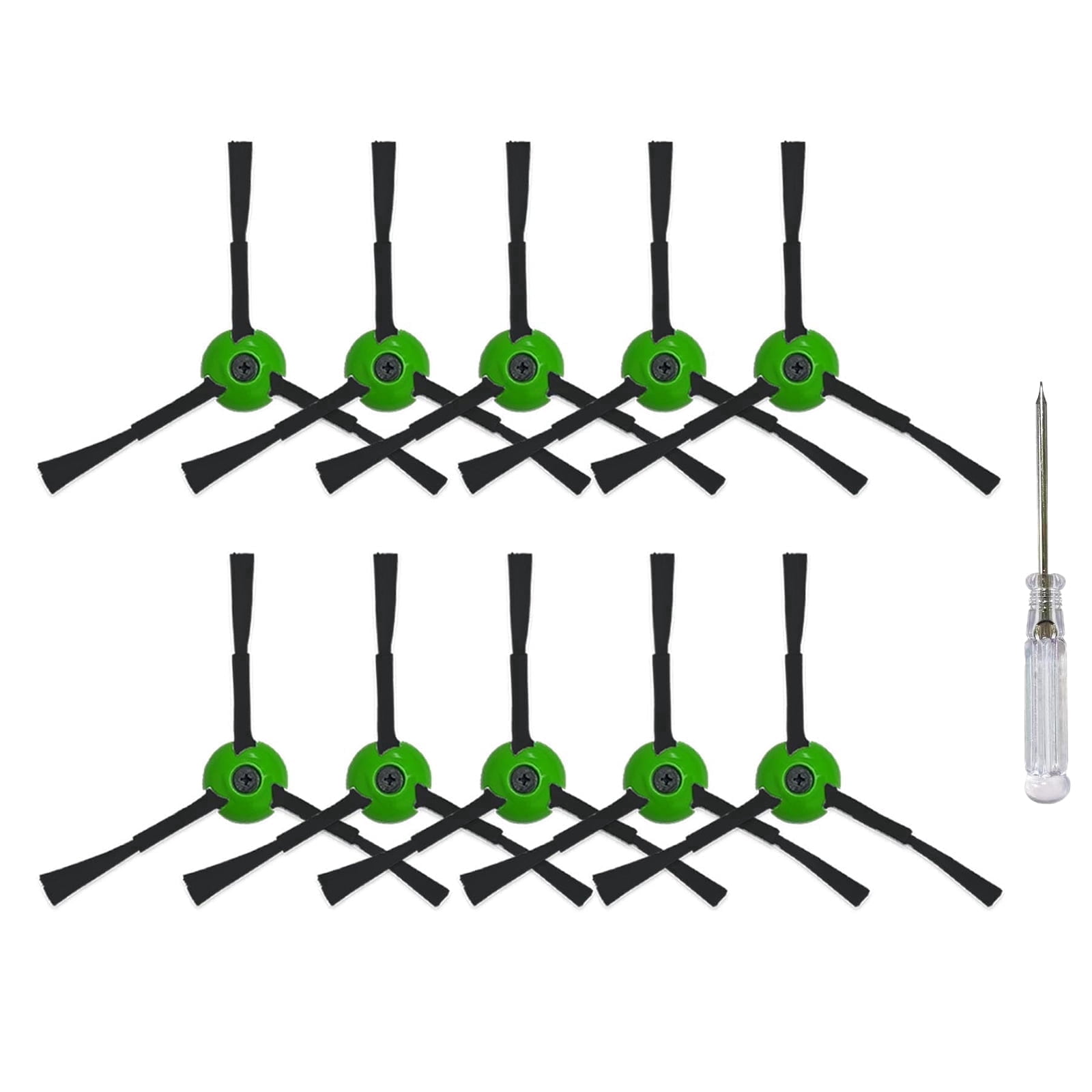 Bibemorol 10 Pack Replacement Side Brushes Compatible with iRobot Roomba i & j & e Series All Models, Edge-Sweeping Brushes Accessories for i1+/i2+/i3+/i4+/i5+/i6+/i7+/i8+/j6+/j7+/j8+/e5/e6 Robot Vac
