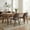 Brown, variant on Upholstered Dining Chairs with Solid Wood Frame, Padded Seat & Curved Back, Chenille Accent Chairs for Dining Room, Kitchen, Living Room, Beige, Set of 4