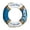 White, variant on 16Inch Nautical Decor Foam Life Ring Wall Hanging Ornament With Rope Fishing Net Fish Shell Welcome On Board Coastal Home Decor(White-40Cm)