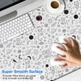 thumbnail image 2 of Long Mouse Pads for Desk,White Black Cat Planet Star Moon Pattern Desk Mats on Top Of Desks, Desk Mouse Pad Extra Large with 3mm Non-Slip Base and Stitched Edge for Gaming,Office,Work,Home 47.3"x23.6", 2 of 6