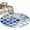Blue, variant on Red Morocco Area Rug 3x5 FT, Non Slip Entryway Bedside Carpet, Rustic Country Smear Street Mottled Art Washable Soft Floor Carpet Indoor Mat Non-Shedding Throw Rug for Dorm Kitchen Home Office
