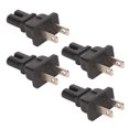 thumbnail image 1 of 1-15P To C7 Power Plug Adapter, US Plug 125V 15A 125V NEMA 1-15P To IEC320 C7 Power Adapter  For Speaker For Desk Lamp, 1 of 8