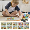 SDJMa Wooden Puzzles for Kids Ages 46, 1 Packs 24 PCs Jigsaw Puzzles