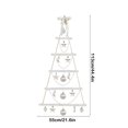 thumbnail image 3 of White Wall Christmas Tree Ladder Mini Light Up Hanging Decoration, 3 of 5