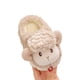 thumbnail image 1 of Puntoco Sandalias De Verano Para Bebés,Zapatillas De Algodón Para Niños Para Niños Y Niñas Invierno Nuevo Hogar Interior Lindo Ovejita Bebé Antideslizante Pantuflas Peludas Caqui 28-29, 1 of 9