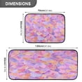 thumbnail image 3 of 2-Piece Kitchen Rugs Set Non-Slip Mats Carpet Floor for Kitchen, Bathroom (19.7"x27.6" & 19.7"x47.2") Small Colors Shapes, 3 of 7