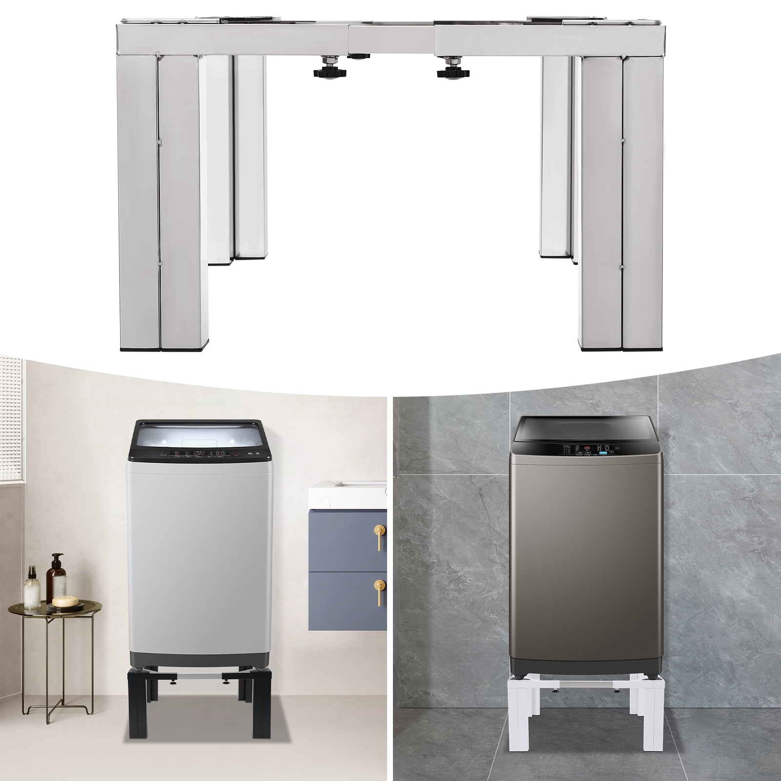 Universal Washing Machine Pedestal Adjustable Laundry Pedestal Dryer Stand