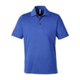 thumbnail image 4 of Team 365 TT51H Men's Zone Sonic Heather Performance Polo-Sport Royal Heather-2XL, 4 of 6
