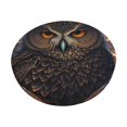 thumbnail image 1 of Disketp Classical Style Brown Owl Funda Redonda para Taburete, Funda de Cojín para Silla de Bar Suave y Elástica-13 inch, 1 of 7