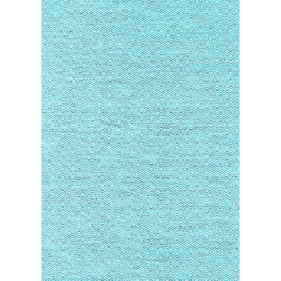 Ahgly Company Indoor Rectangle Abstract Light Blue Contemporary Area Rugs, 2' x 3'