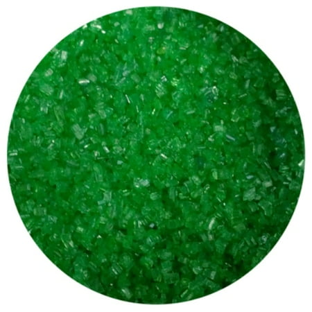 1 Lb Sweet - Emerald Green Sanding Sugar - 1 LB - National Cake Supply