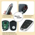 thumbnail image 6 of Key Fob Case Fit for Cadillac XTS XT4 XT5 XT6 ATS ATS-v SRX CT6 CTS 2014 2015 2016 2017 2018 2019 2020 2021-2023 HYQ2AB HYQ2EB 5 Button Pad Cover Keyless Entry Remote Car Key Fob Shell Replacement, 6 of 7