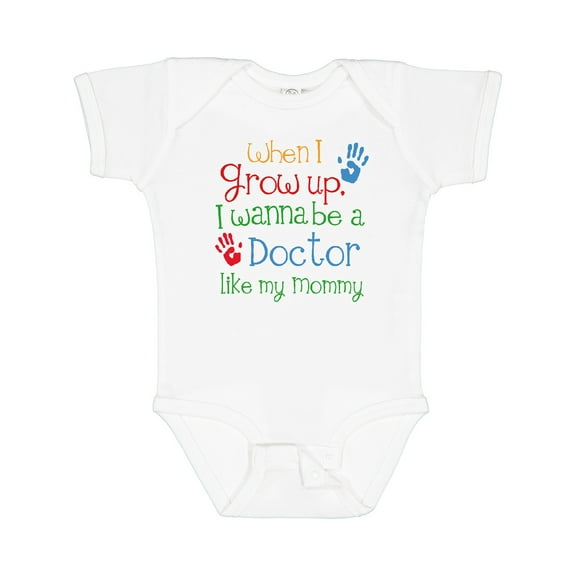 Inktastic Doctor Like Mommy Boys or Girls Baby Bodysuit