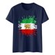 thumbnail image 1 of Tops de Cuello Alto para las Mujeres Amante Impreso Cuello Redondo Manga Corta Camiseta Casual, Blusa Diaria de Estiramiento Suave, 1 of 5