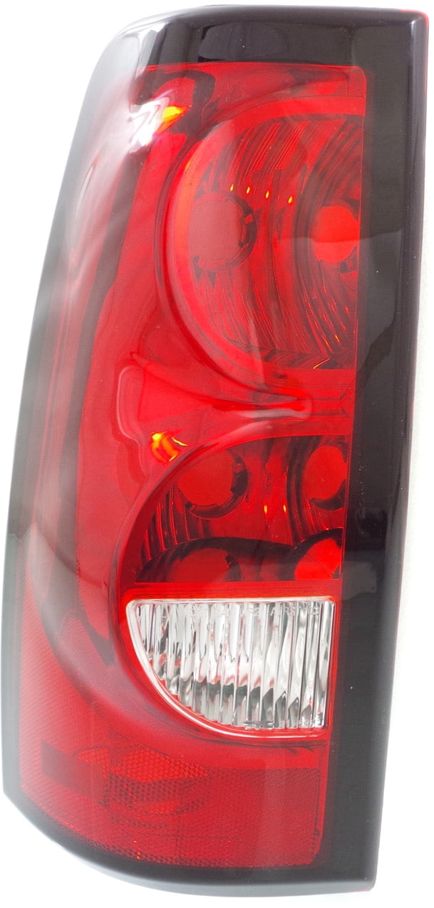 Tail Light Compatible With 2007 Chevrolet Silverado 2500 HD Classic 2004-2006 3500 Left Driver CAPA Certified