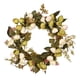 thumbnail image 5 of Corona artificial de rosas de 12 pulgadas para puerta de boda Verde, 5 of 9