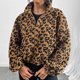 thumbnail image 1 of Chaquetas y abrigos casuales de manga larga sin capucha para mujer, chaqueta de felpa corta con estampado de leopardo y tendencia informal de moda para mujer, 1 of 6