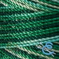 thumbnail image 2 of NYLON NO.2 [Variegated] by Omega - Strong 100% Nylon String Cord for Fine Crochet and Crafts - Color: 82 Emerald Hues, 2 of 4