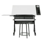 Studio Designs Core Drafting Table and Stool 2 Pc. Craft and Drawing Center