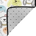 thumbnail image 4 of Area Rugs For Living Room Decor - Cute Dog Puppy cartoon Soft Anti Slip Throw Washable Rugs 5x7 For Bedroom, Indoor Carpet For Bedroom Living Room 80x58In, 4 of 7