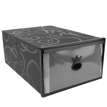 LEORX Shoe Rack With Drawers Shoes Organizer Cabinet Plastic Storage 1Set