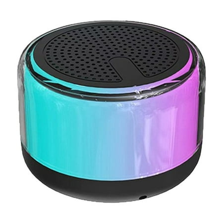 Mini Bluetooth Speaker Night Light Portable HIFI Sound TF Card Slot ABS Cool Ambient Lighting Dual Speaker TWS Wireless Pairing