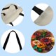thumbnail image 1 of Bolso de compras de hombro Likrtyny Estampado de flores naranjas 40 * 40 cm, 1 of 3