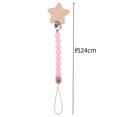 thumbnail image 4 of Clip para chupete para bebés, soporte para pezones, cadena para chupete, soporte para chupete, chupete con forma de estrella de madera de haya, juguetes para recién nacidos, 4 of 6