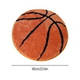 thumbnail image 6 of Basketball Tufted Rug Doormat - Anti Slip Kitchen Bedroom Carpet, Handmade Sports Theme Floor Mat for Living Room Entrance, Boys Room Decor, Home Decor, 6 of 9
