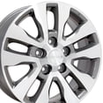 thumbnail image 4 of New 20 Inch Aluminum Wheel for 07-17 Toyota Tundra TY11 Silver Machined Rim, 4 of 6