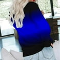 thumbnail image 4 of Mrat Chandails en Molleton Graphiques pour Femmes Col Rond Manches Longues Chandail d'Automne Vêtements pour Femmes Chandail Sans Capuche Hauts à Capuche Blouse avec Poche Noir TG, 4 of 6