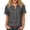 Gray -AD06, variant on Nestiefly Linen Shirts for Women Fashion Button Henley Neck Short Sleeve Shirts Dressy Workout Basic Tees Loose Vacation Clothing Light Gray M