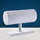 thumbnail image 3 of Soporte para diadema, accesorios para fotos, protección, suave, flocado, PVC, organizador de aros para el cabello Gris, 3 of 9