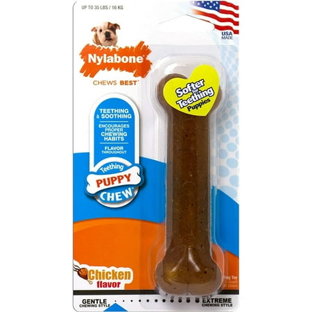 UPC: 0018214803225 | Nylabone Puppy Chew PuppyBone – Chicken Flavor