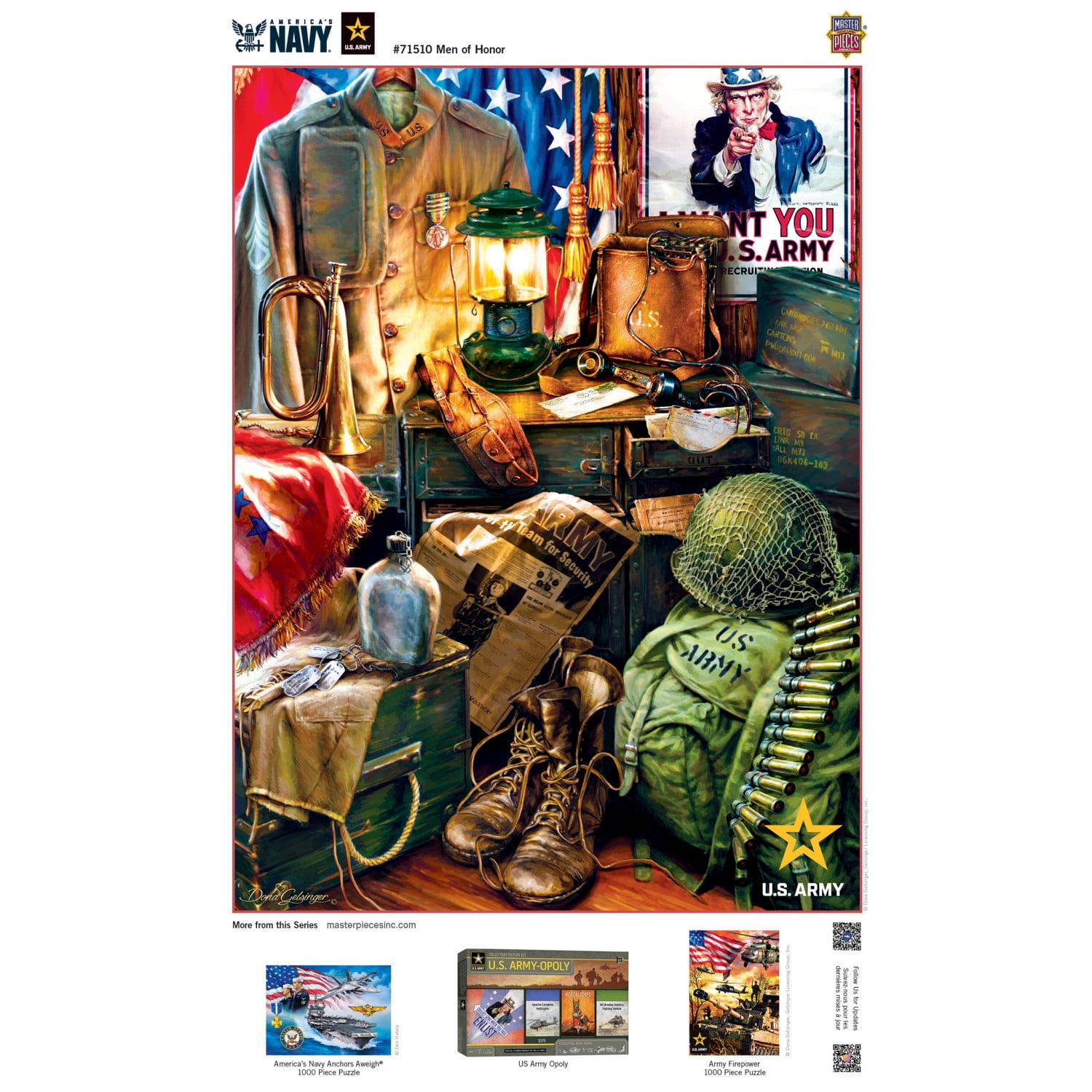 MasterPieces 1000 Piece Jigsaw Puzzle - Army Firepower
