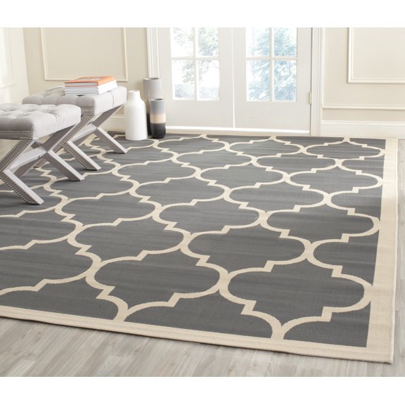 Courtyard Alyssa Geometric Indoor/Outdoor Area Rug or Runner