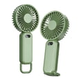 thumbnail image 2 of Rechargeable Handheld Fan, Portable Cooling Device With 5 Speed Settings, for Outdoor Sports and Travel, Green, 2 of 9