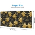 thumbnail image 4 of Marijuana Weed Mouse Pad Extended Large Desk Pad AntiFray Stitched Edges WaterResistant NonSlip Rubber Base Ideal for Office and Home Unique and Functional, 4 of 6