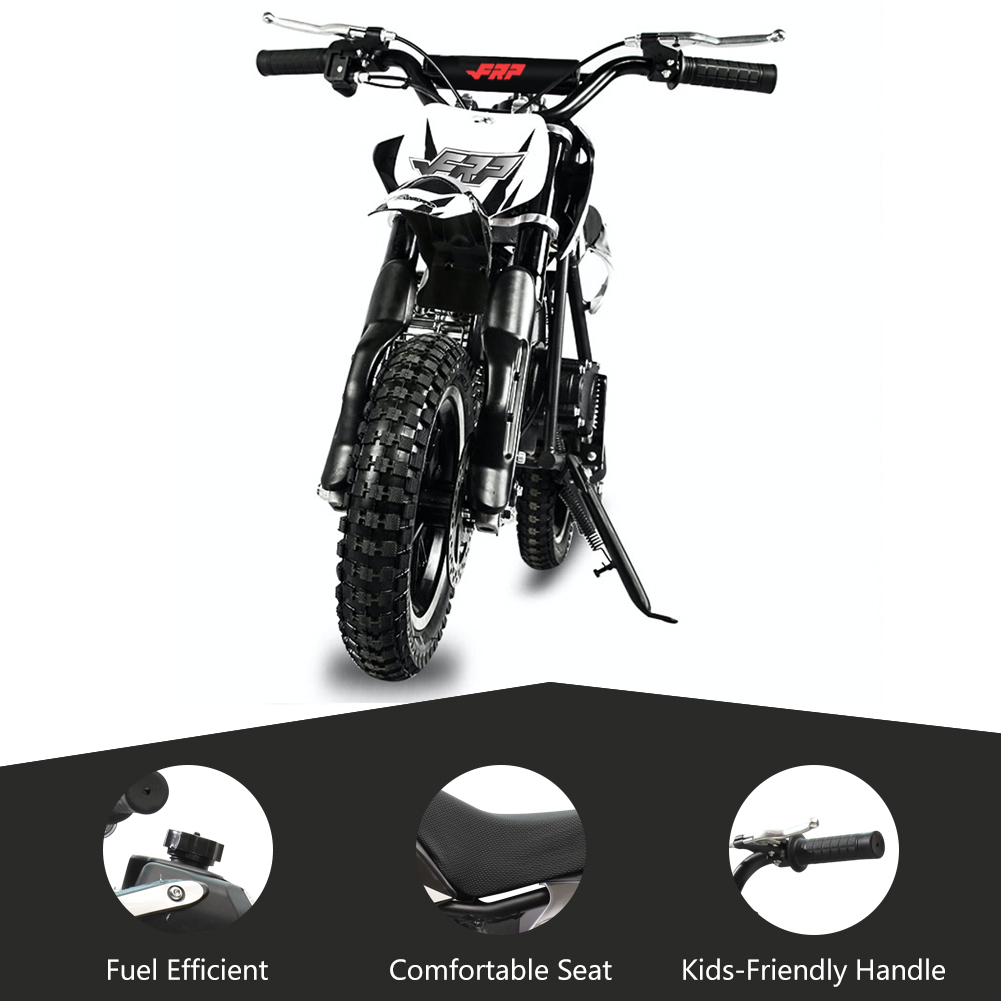 FRP DB001 Kids Dirt Off-Road Mini Dirt Bike, Kids Powered Dirt Bike Off-Road Motorcycle, Kids Mini Bike, Black