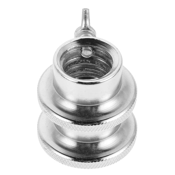 HOMEMAXS Dumbbell Collar Clamps with Double Safety Design for Secure Workout in Silver Steel 2pcs