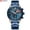 Blue Belt Rose Shell Blue Surface, variant on Curren 8410 Men's Steel Belt Multi-Functional Six-Pin Sports Watch Men's Watch Fashion Casual Watch