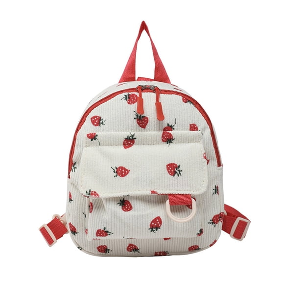 UJNDER Girl School Backpack Adorable Printed Corduroy Backpack, Lightweight Outdoor Travel Bag for Everyday Casual Use Book Bag for Girls WH1,One Size