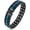 Blue Line (2X Strength), variant on Bracelets for Men — EllipseMAX Designed in USA & Patent Pending — Premium Titanium Mens Bracelet & Adjustable Length (Black)