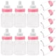thumbnail image 1 of Caja de regalo con 12 mini botellas de dulces estilo comedero para baby shower (rosa), 1 of 7