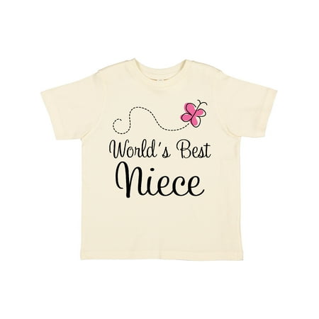 

Inktastic Worlds Best Niece Gift Toddler Toddler Girl T-Shirt
