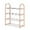 Pink, variant on Rack Storage Organizer for Home 4-Tier Trapezoidal Shoe Rack with Wide Doorstep Dormitory Balcony Space-Saving Shoe Cabinet# end start#s# 4-tier trapezoidal design maximizes vertical storage while