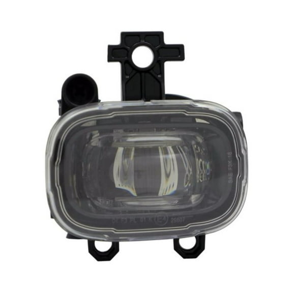 For Nissan Pathfinder 2022 2023 2024 Fog Light Driver Side | LED | Clear Lens | Black | Replacement For NI2592142 | 26155-8990D